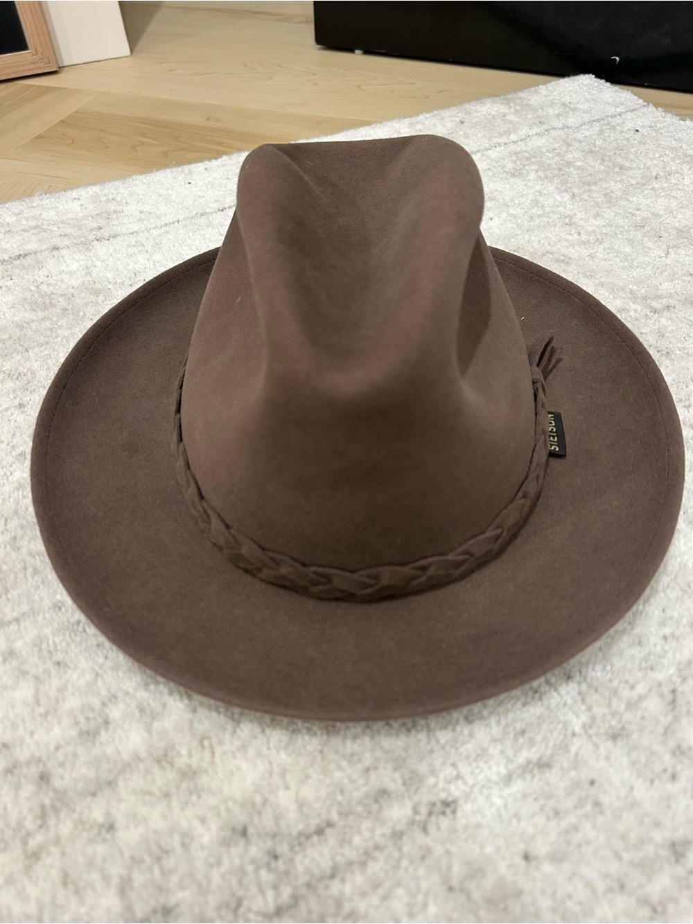 Royal Stetson SDF2066 Felt Western Cowboy Hat Brown Limestone Braided Band